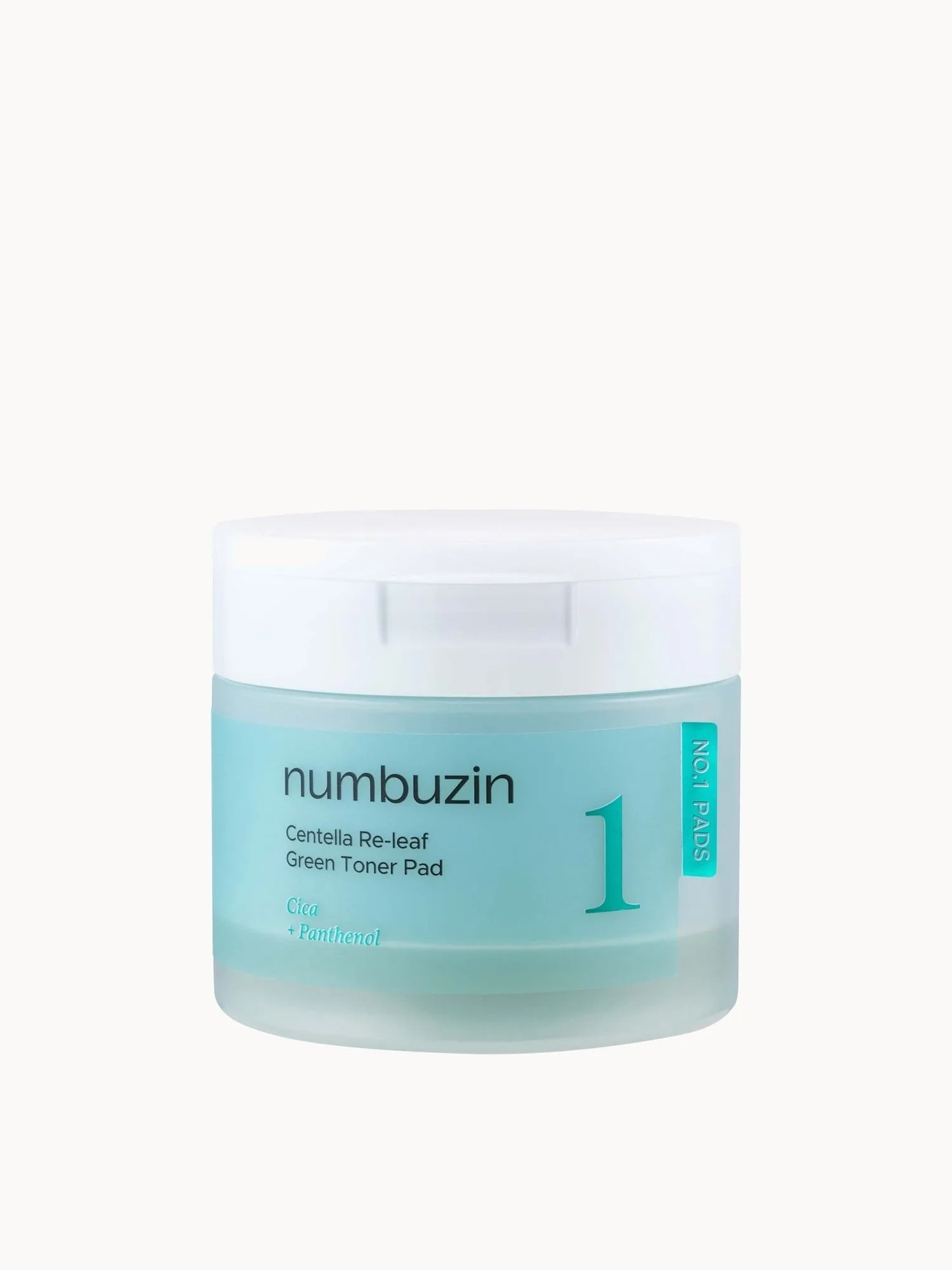 Numbuzin Numbuzin No.1 Centella Re-leaf Green Toner Pad – 190ml (70 Pads)